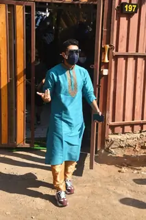 Zaid Darbar snapped in Versova