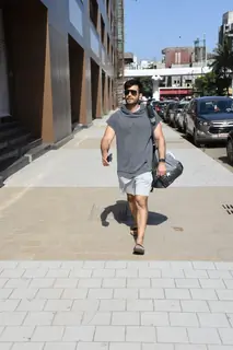 Karan Tacker snapped at gym in Andheri