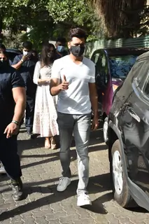 Riteish Deshmukh snapped at a shoot in Bandra