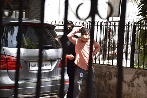 Aryan Khan snapped at a clinic in Juhu