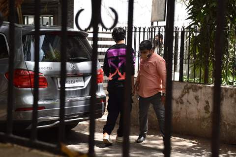 Aryan Khan snapped at a clinic in Juhu