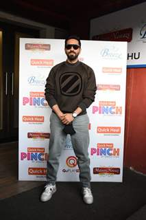 Ayushmann Khurrana at sets of Arbaaz Khan's talk show Pinch