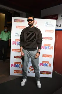 Ayushmann Khurrana at sets of Arbaaz Khan's talk show Pinch