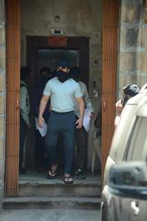 Ajaz Khan being escorted to hospital from custody!