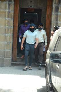 Ajaz Khan being escorted to hospital from custody!