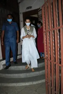 Kangana Rananut snapped at a dubbing studio in Bandra