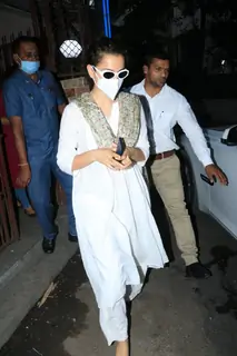 Kangana Rananut snapped at a dubbing studio in Bandra