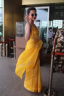 Kangana Ranaut snapped at airport