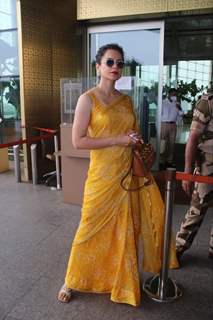 Kangana Ranaut snapped at airport