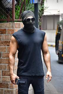 Ranveer Singh snapped at a dubbing studio in Bandra