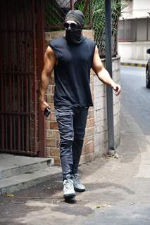 Ranveer Singh snapped at a dubbing studio in Bandra