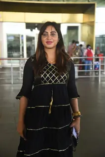 Arshi Khan spotted at airport
