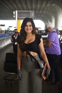 Divinaa Thackur snapped at airport
