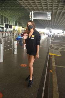 Tara Sutaria spotted at airport