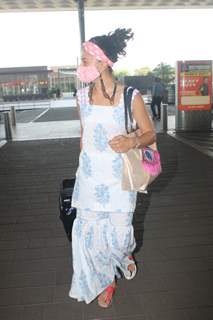 Taapsee Pannu snapped at Mumbai airport