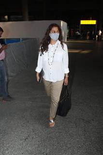 Juhi Chawla snapped at airport