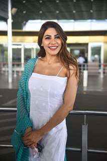 Bigg Boss 14 fame Nikki Tamboli snapped at airport