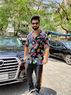 Rahul Vaidya spotted in Andheri