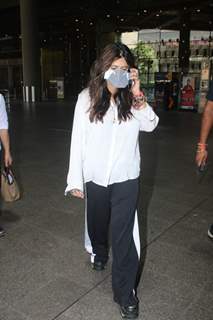 Ekta Kapoor snapped at airport returning from Goa