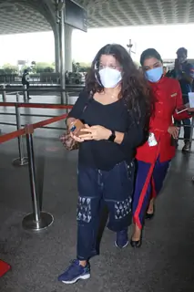 Zoya Akhtar snapped at airport