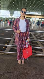 Malvi Malhotra snapped at airport