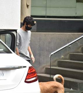 Sanjay Kapoor snapped with son Jahaan Kapoor at Juhu