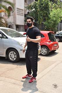Sunny Singh snapped at a clinic in Juhu