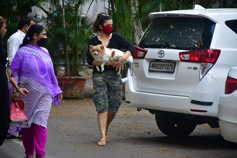 Raveena Tandon spotted in Bandra