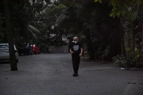 Mahesh Bhatt spotted in Juhu