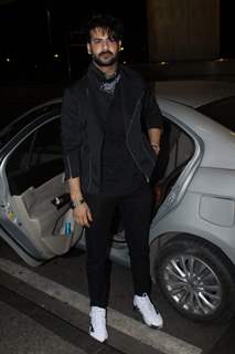 Vishal Aditya Singh snapped at Mumbai airport