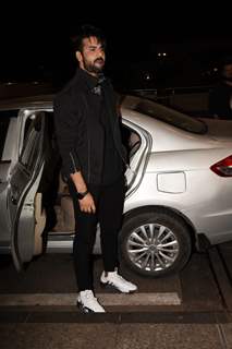 Vishal Aditya Singh snapped at Mumbai airport