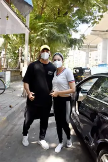 Prince Narula and Yuvika Chaudhary spotted in Andheri