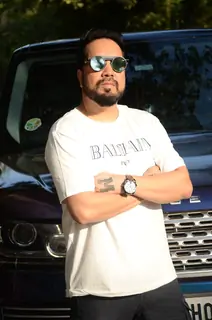 Mika Singh spotted in Andheri