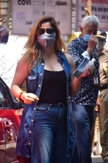 Arti Singh spotted at Dadar vacation centre