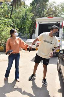 Ankita Lokhande snapped with boyfriend Vicky Jain in Juhu