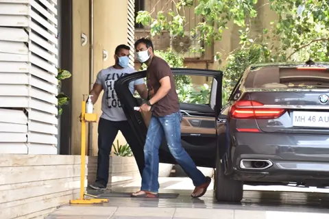 Ajay Devgn spotted at Juhu!