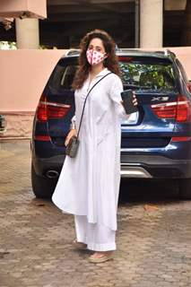 Nushrratt Bharuccha snapped outside Sanjay Leela Bhansali office!