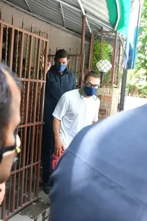 Aamir Khan spotted at a dubbing studio 