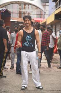 Tiger Shroff snapped outside SJ Studio, Andheri