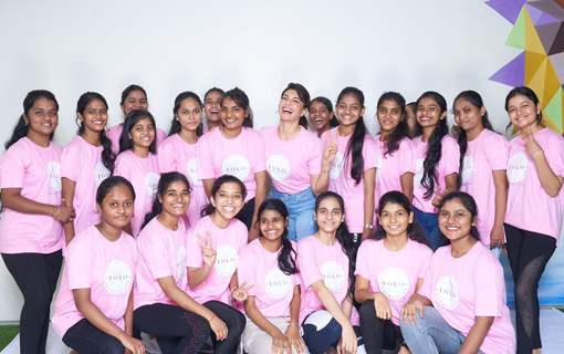 Jacqueline Fernandez's YOLO Foundation organizes a Yoga session for NGO kids