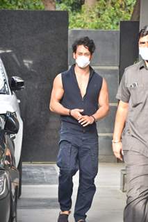 Tiger Shroff snapped at Pooja films office in Juhu