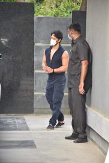 Tiger Shroff snapped at Pooja films office in Juhu