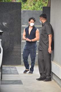 Tiger Shroff snapped at Pooja films office in Juhu