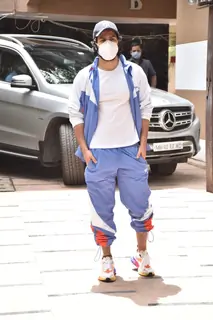Varun Dhawan snapped outside gym