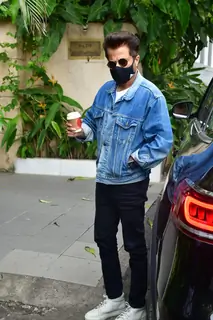 Anil Kapoor snapped at a clinic in Bandra