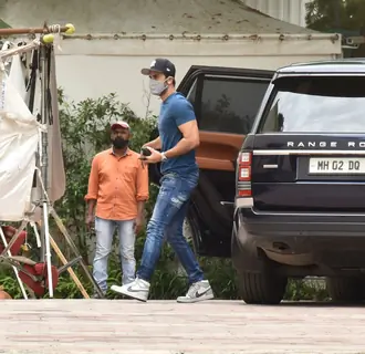 Ranbir Kapoor snapped at YRF studios
