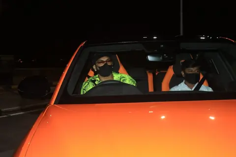 Ranveer Singh snapped at Arjun Kapoor's B'day bash in Taj Colaba