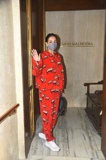 Malaika Arora snapped at Manish Malhotra's residence