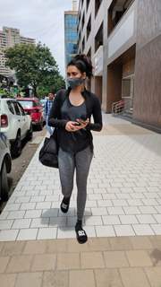 Karishma Tanna spotted outside gym