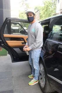 Vicky Kaushal snapped in Santacruz